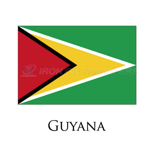 Guyana flag Iron-on Stickers (Heat Transfers)NO.1888